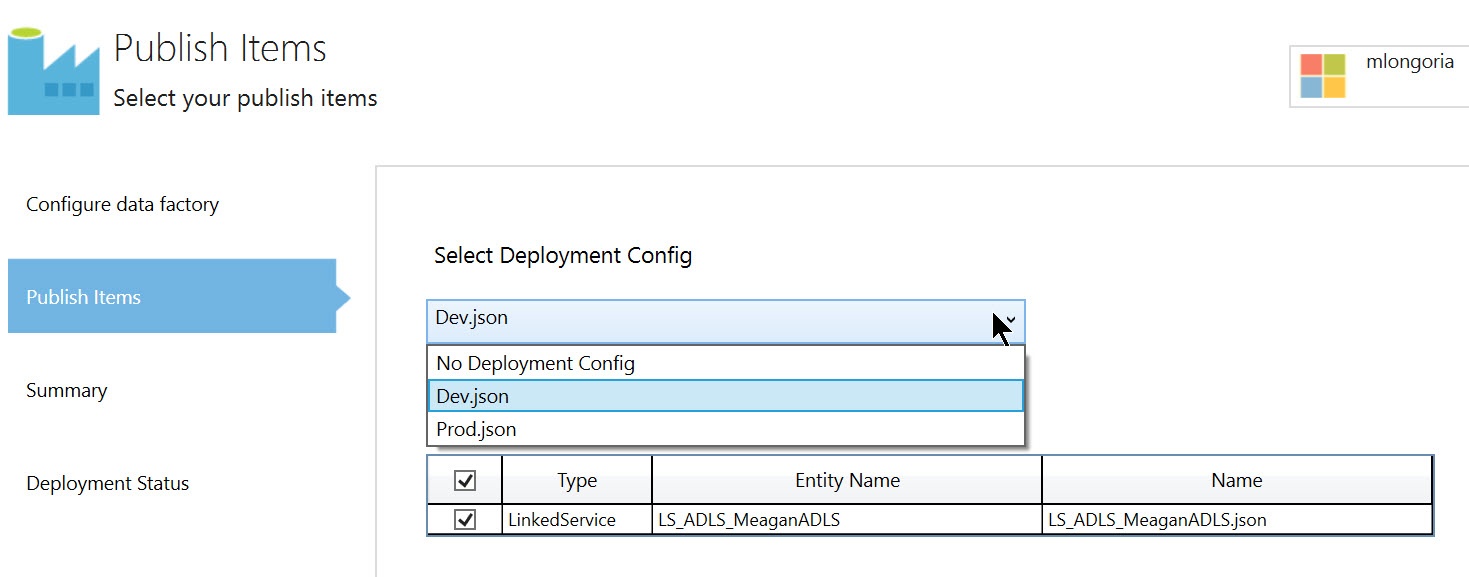 ADF Publish With Config File.jpg