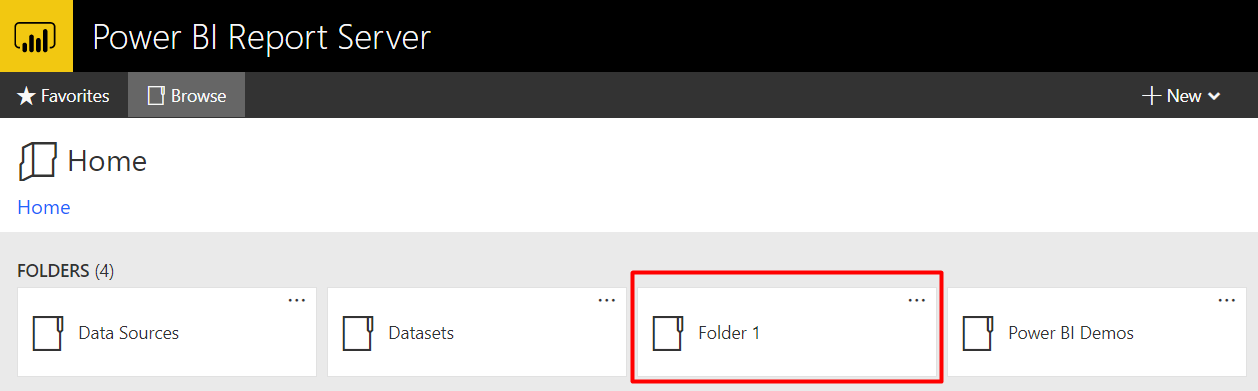 4 - PBIRS Root Folder