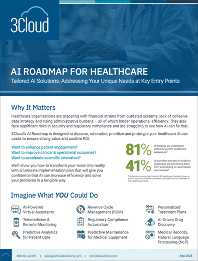 AI Roadmap for the Healthcare Industry Datasheet