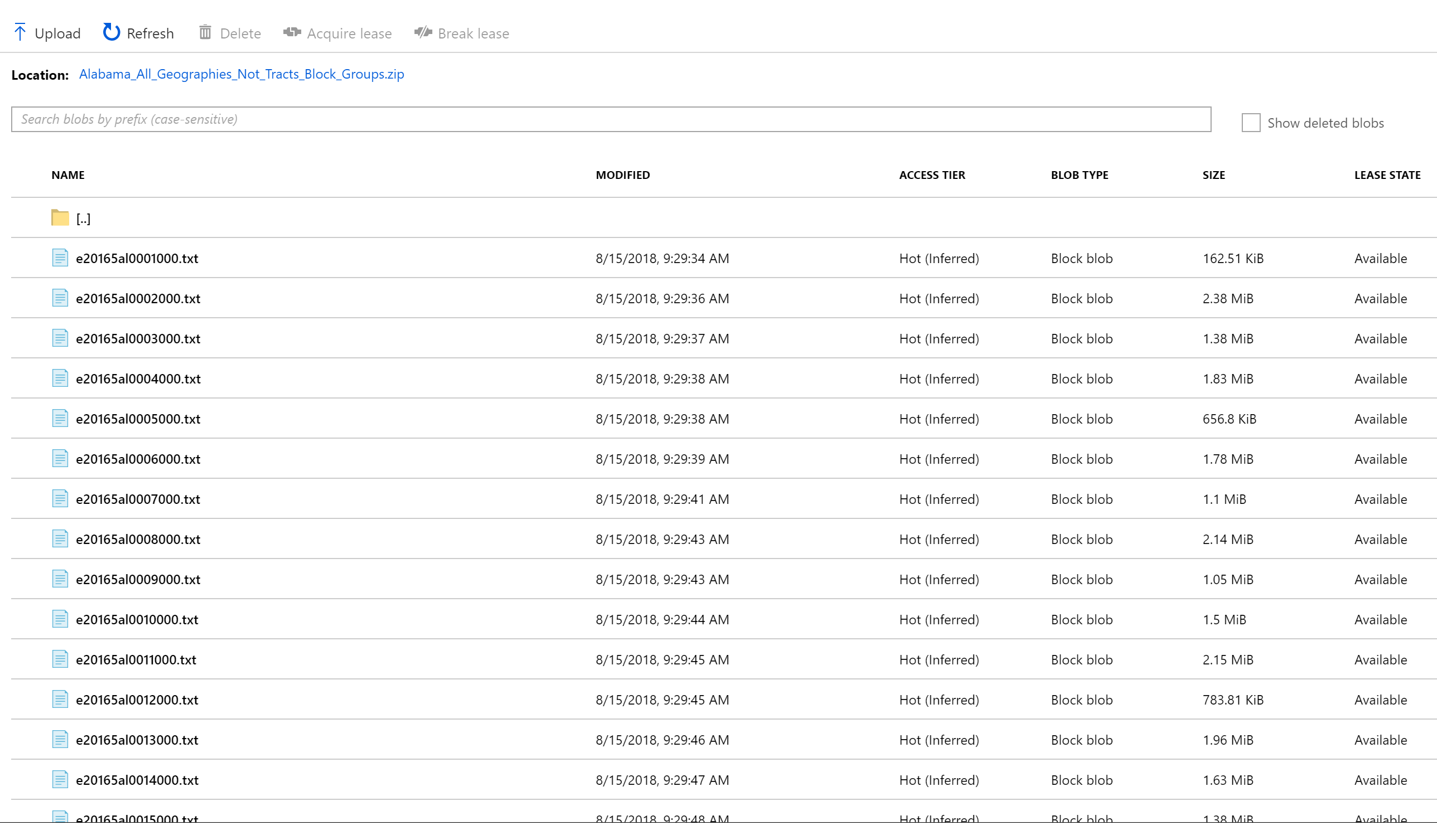 Azure Blob Storage