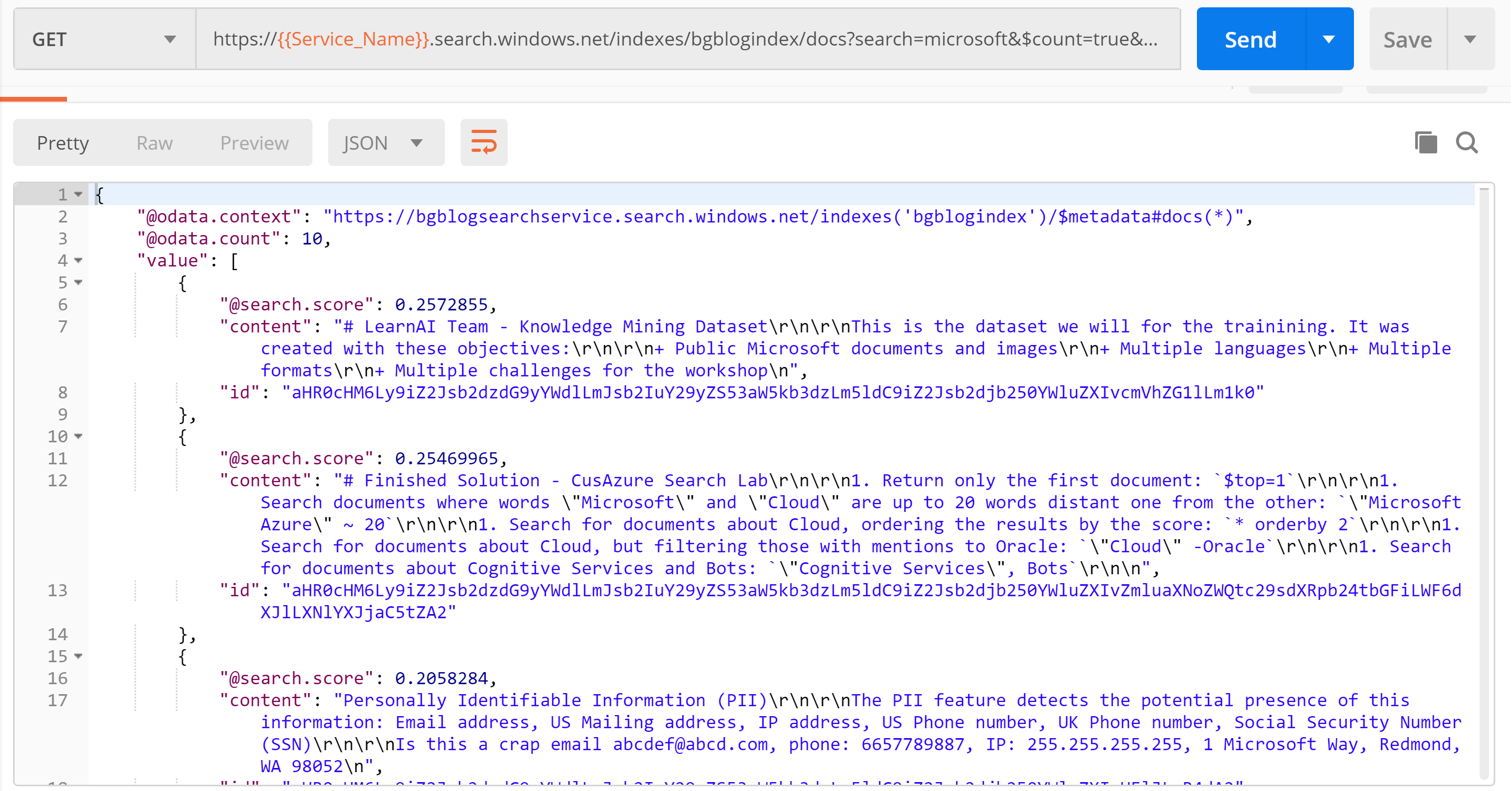Knowledge Mining Azure 14