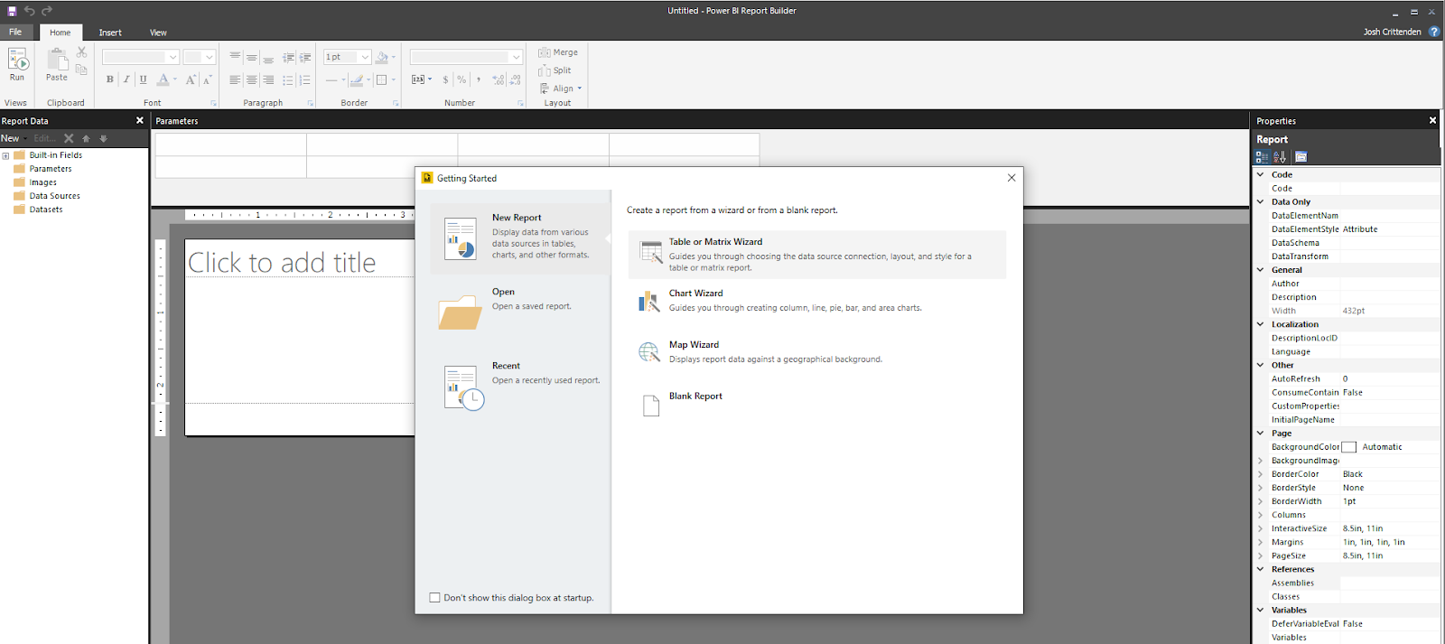 Paginated reports 2