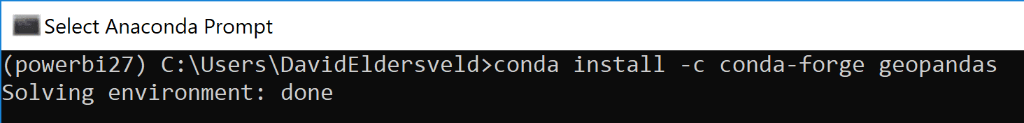 pbi-geocode-python-geopandas-install