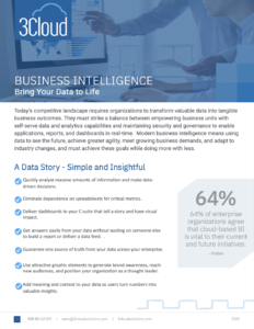 Modern Business Intelligence
