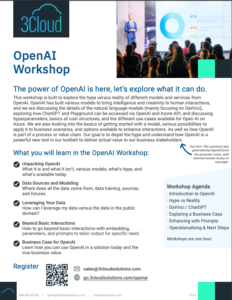 OpenAI Workshop