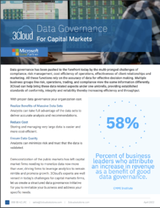 data governance capital markets