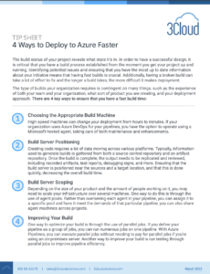 4 Ways to Deploy Azure Faster