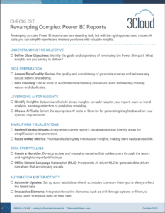 Revamping Power BI Reports