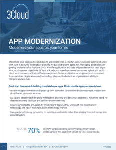 APP MODERNIZATION