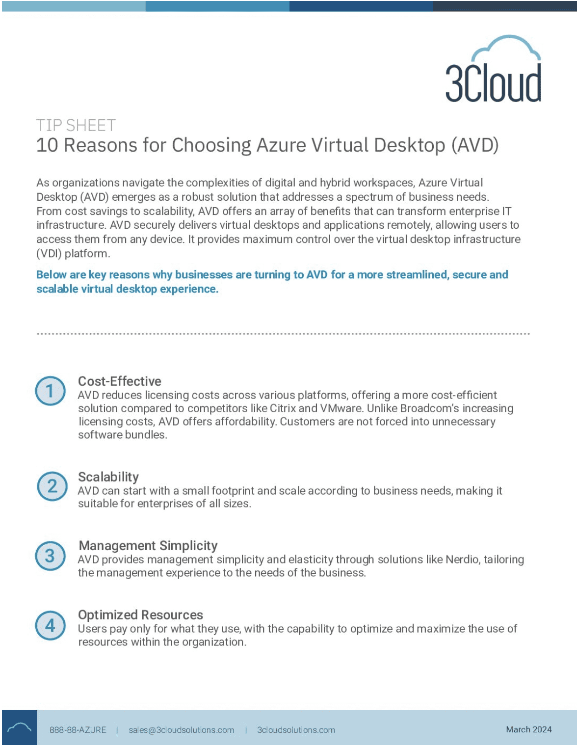 Choosing AVD