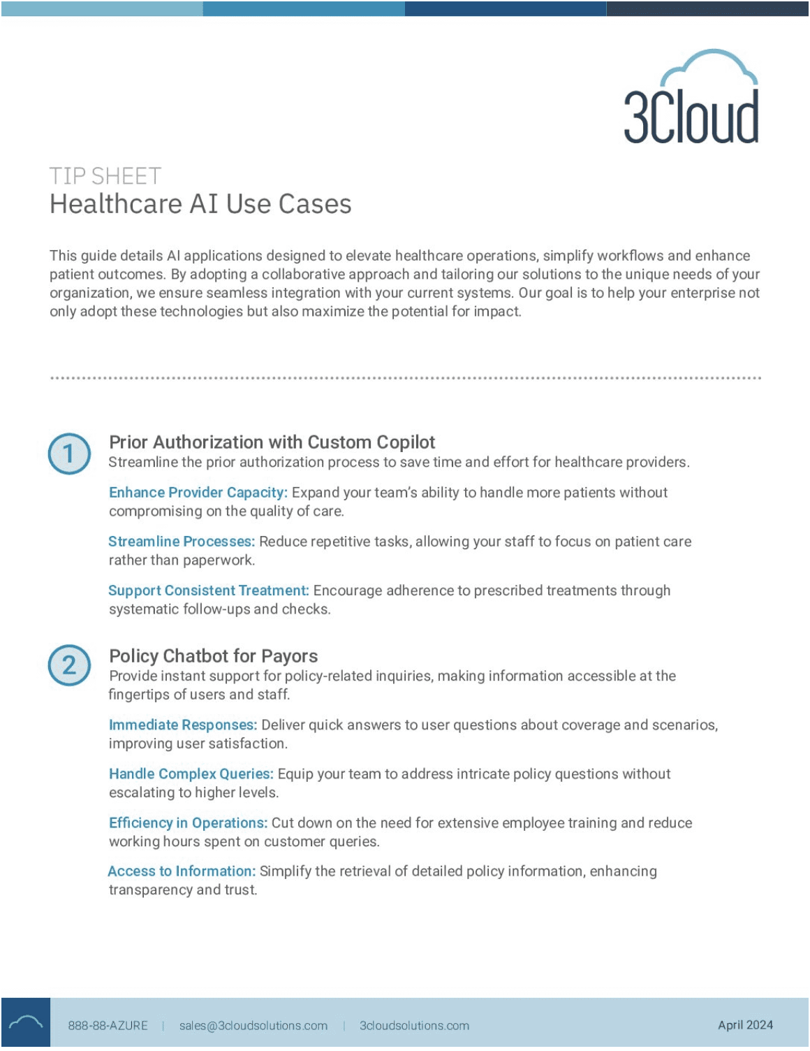 heathcare ai use case 