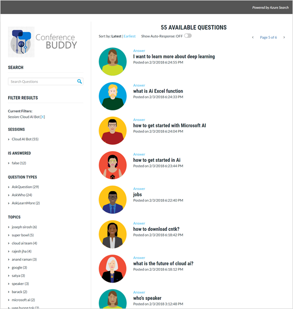 speaker dashboard
