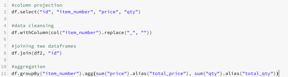 SQL statements