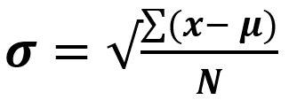 standard deviation